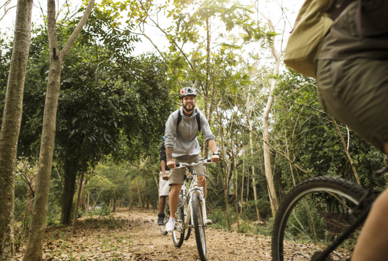 viagem de bike